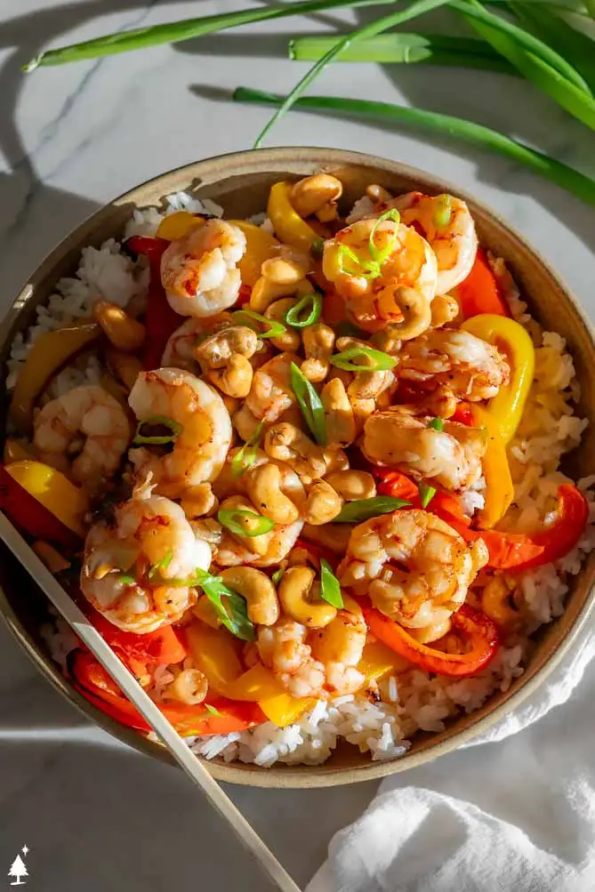 Asian Glazed Shrimp Salad