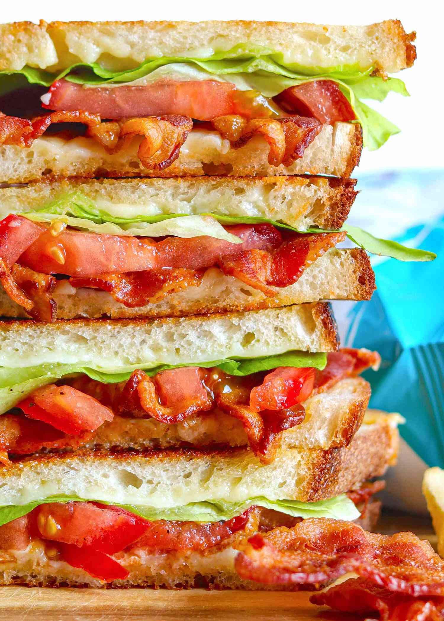 Turkey BLT Grilled Cheese Salad